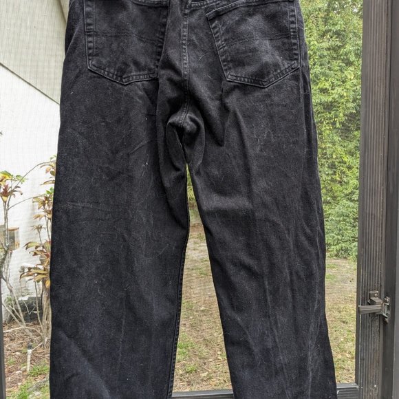 Polo Jeans Company Ralph Lauren Black Banner Jeans 38x 28.5 - Picture 2 of 3